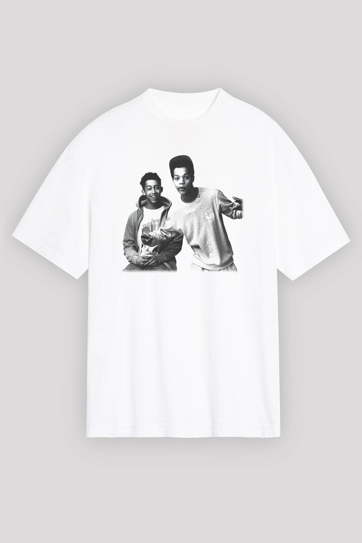 Rizzle Kicks Beyaz Unisex Oversize Tişört T-Shirt