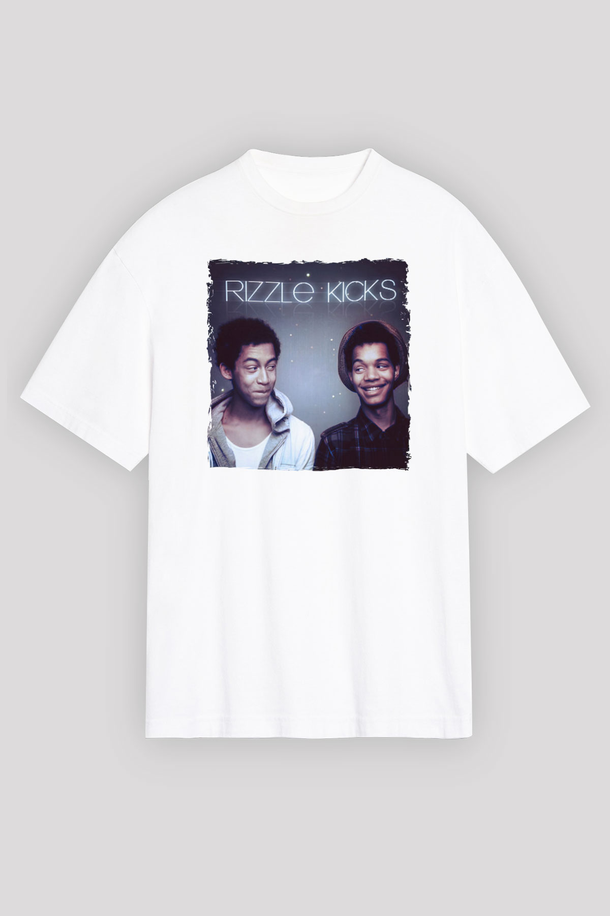 Rizzle Kicks Beyaz Unisex Tişört T-Shirt - TişörtFabrikası