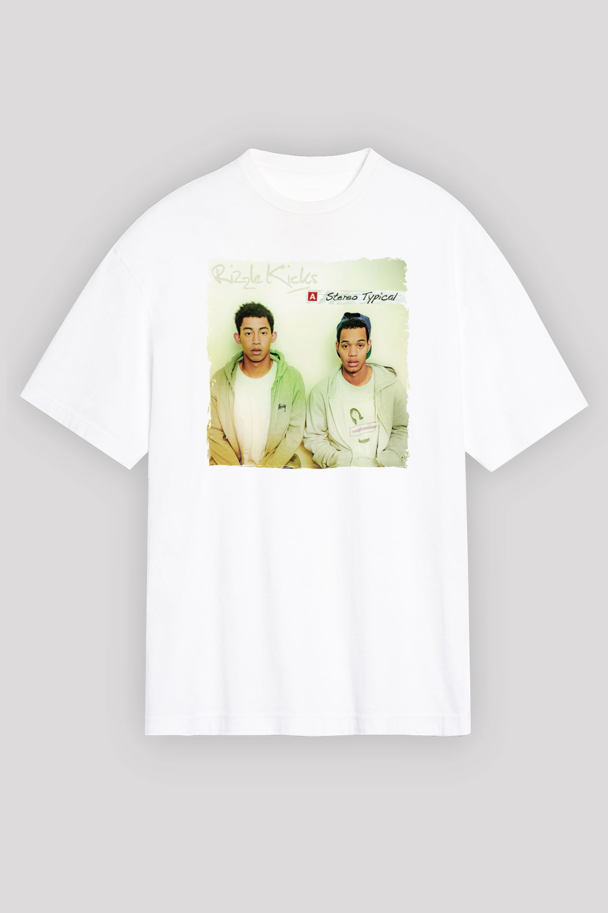 Rizzle Kicks Beyaz Unisex Tişört T-Shirt - TişörtFabrikası