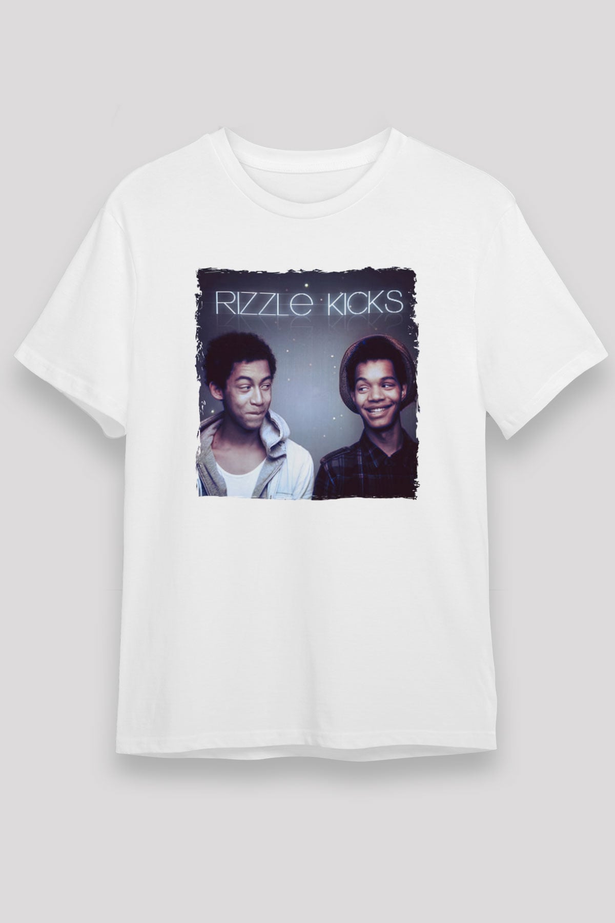 Rizzle Kicks Beyaz Unisex Tişört T-Shirt - TişörtFabrikası