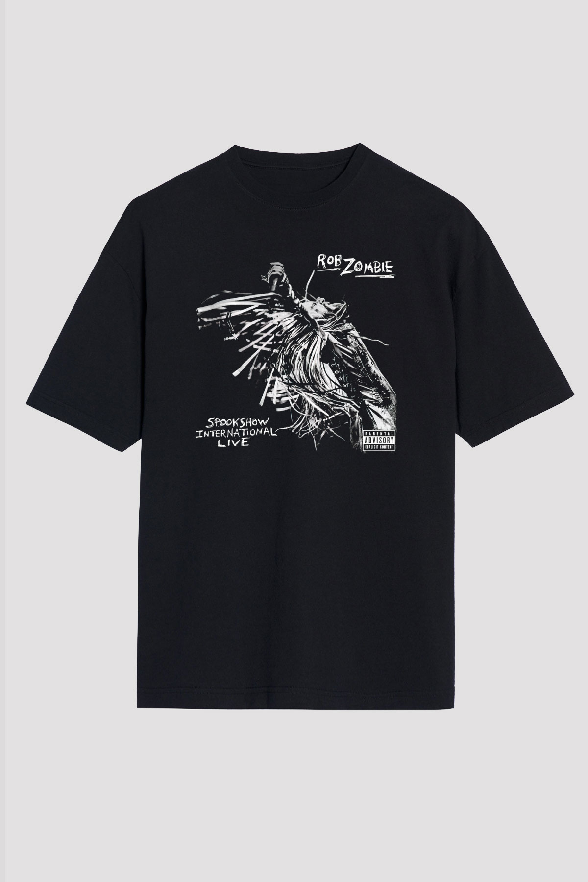 Rob Zombie Siyah Unisex Oversize Tişört T-Shirt