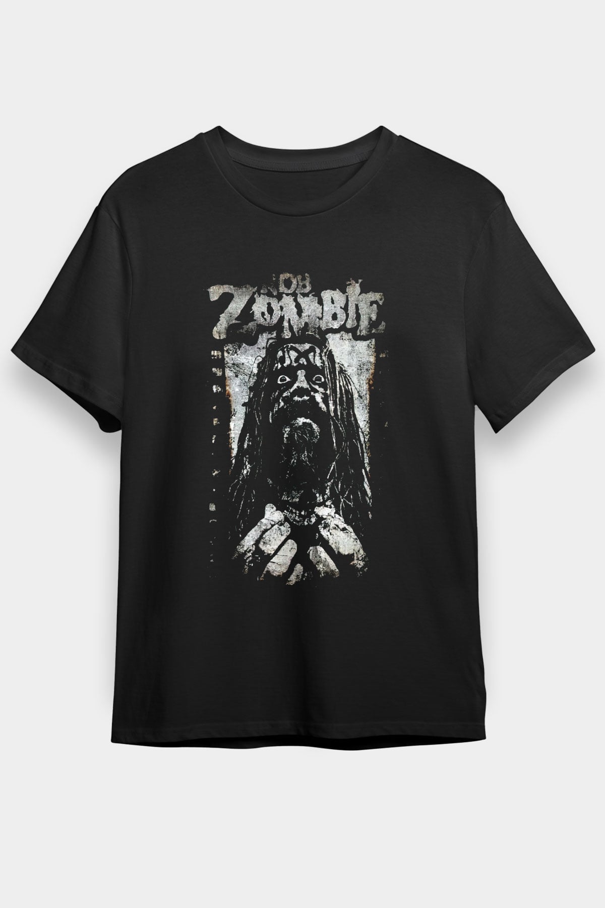 Rob Zombie Siyah Unisex Tişört T-Shirt - TişörtFabrikası
