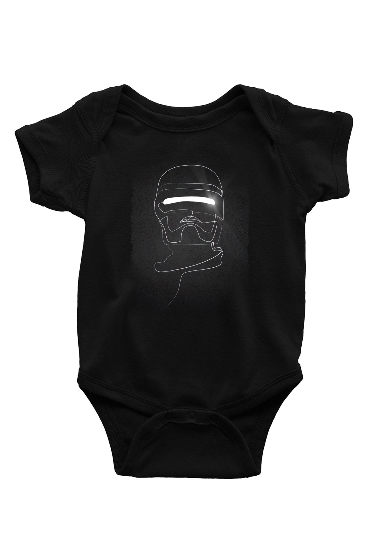 RoboCop Siyah Bebek Body - Zıbın