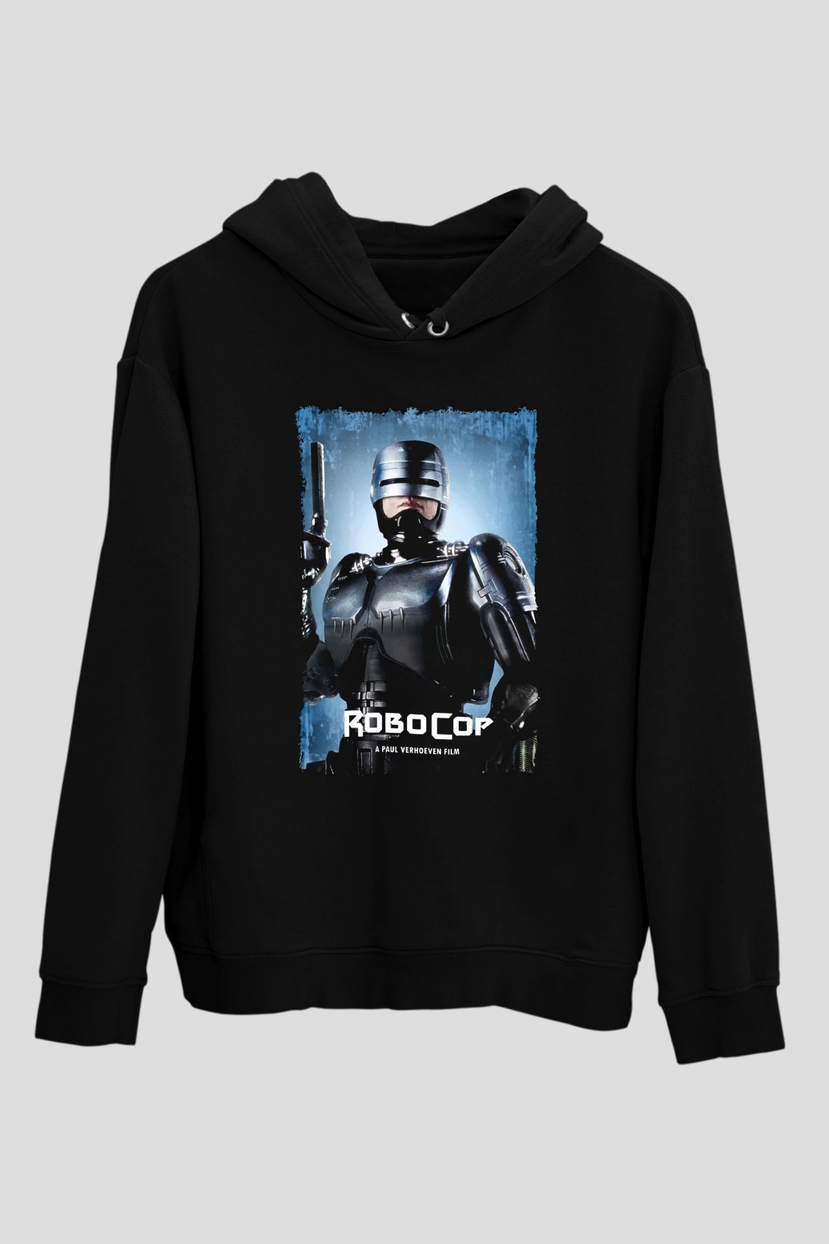 RoboCop Siyah Unisex Hoodie