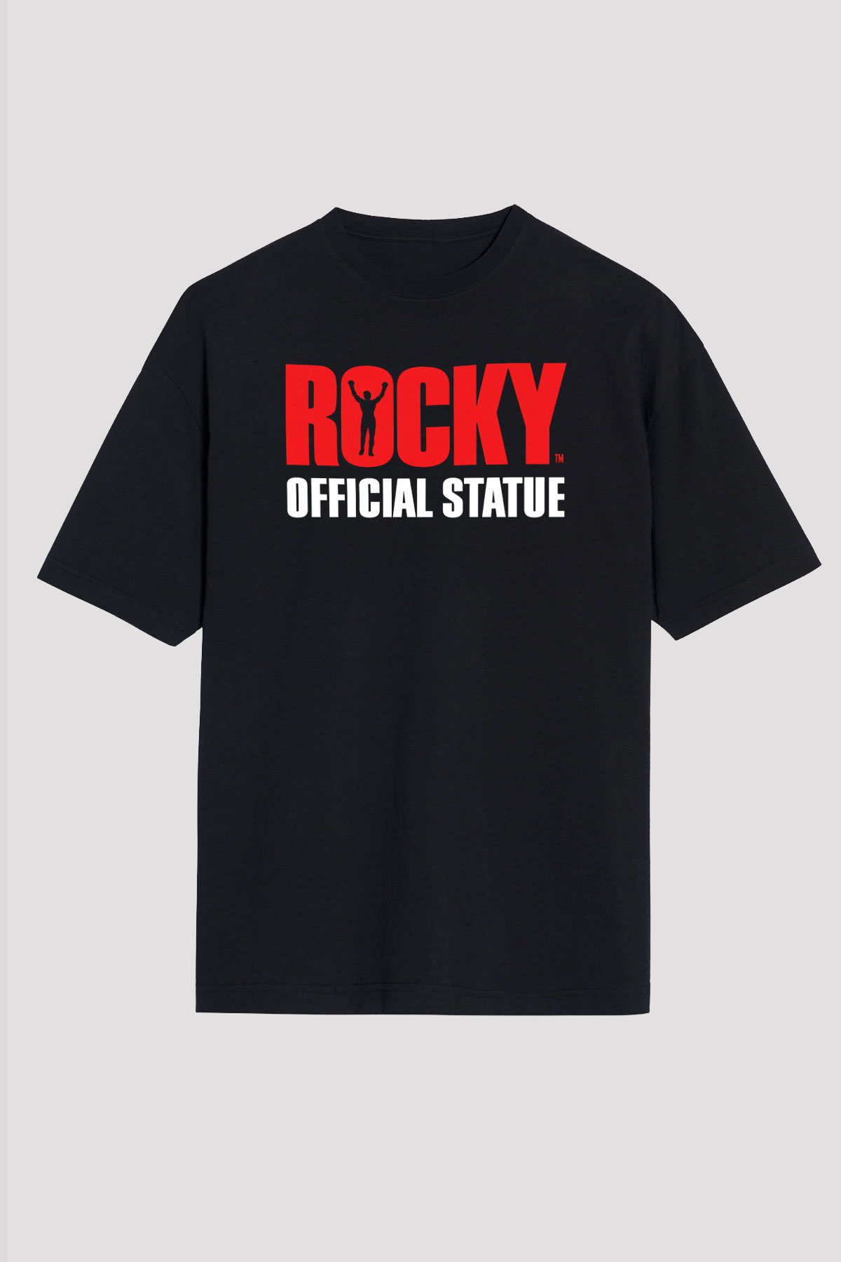 Rocky Siyah Unisex Oversize Tişört T-Shirt