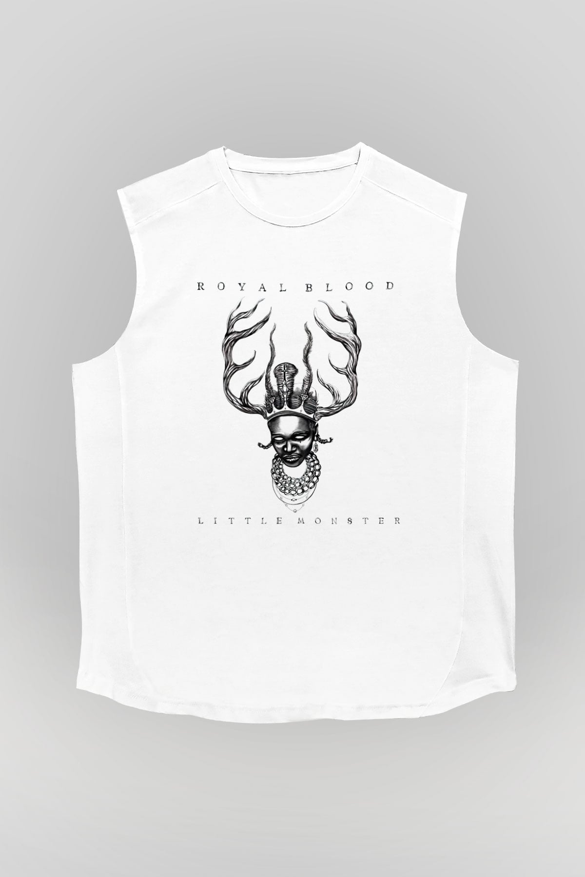 Royal Blood Beyaz Unisex Kolsuz Tişört