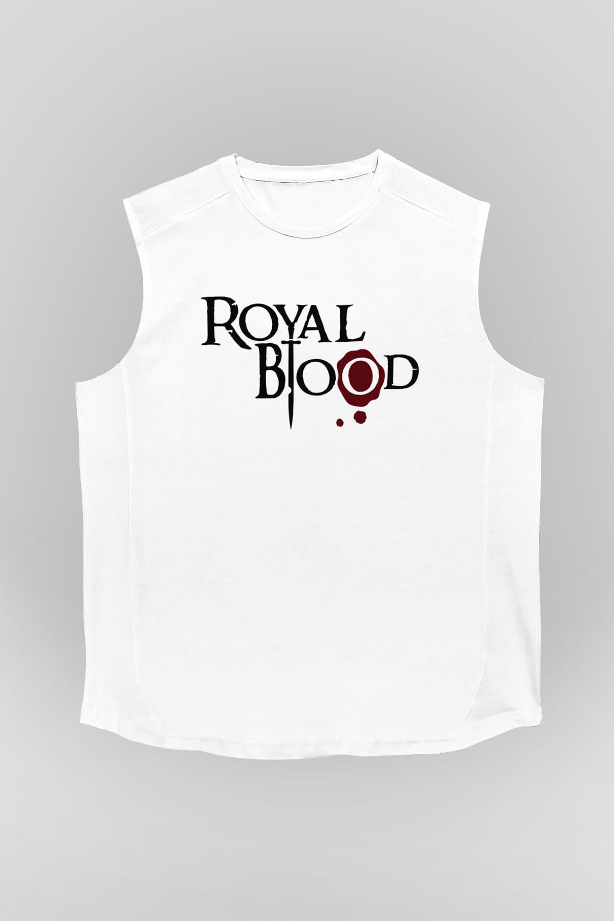 Royal Blood Beyaz Unisex Kolsuz Tişört