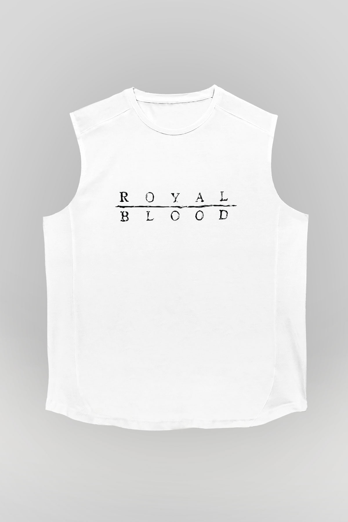 Royal Blood Beyaz Unisex Kolsuz Tişört