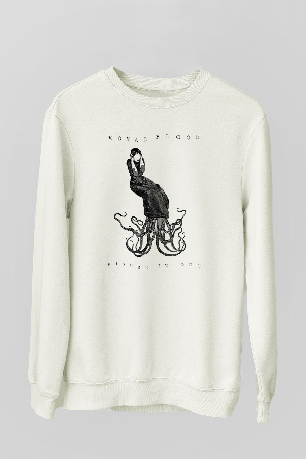 Royal Blood Beyaz Unisex Sweatshirt