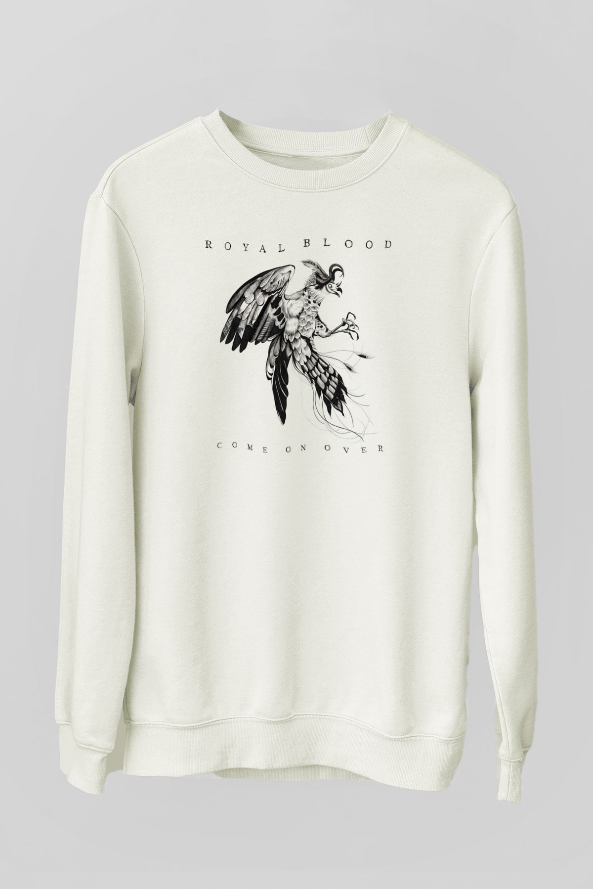 Royal Blood Beyaz Unisex Sweatshirt