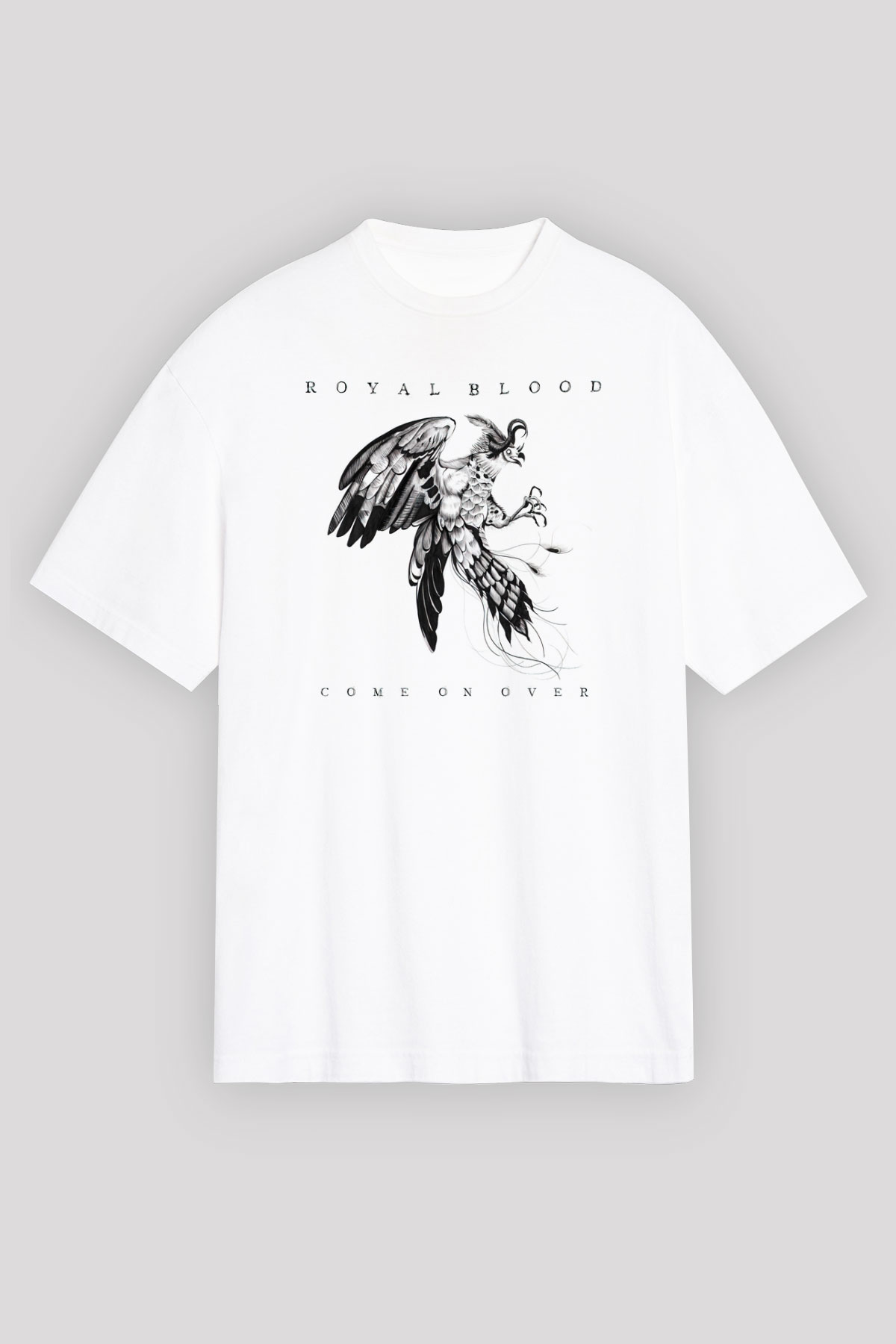 Royal Blood Beyaz Unisex Tişört T-Shirt - TişörtFabrikası