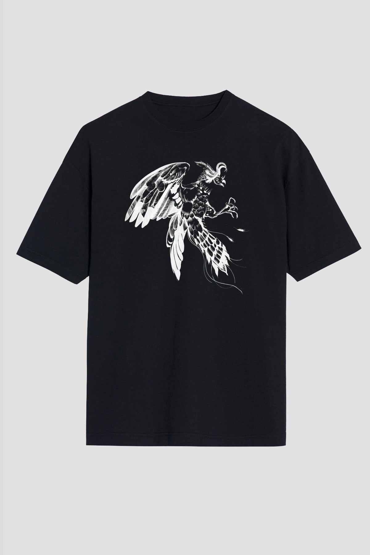 Royal Blood Siyah Unisex Oversize Tişört T-Shirt