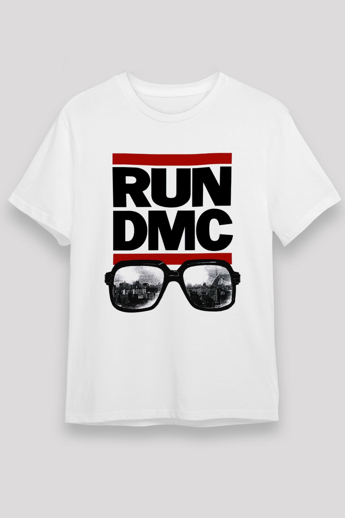 Run DMC Beyaz Unisex Tişört T-Shirt - TişörtFabrikası