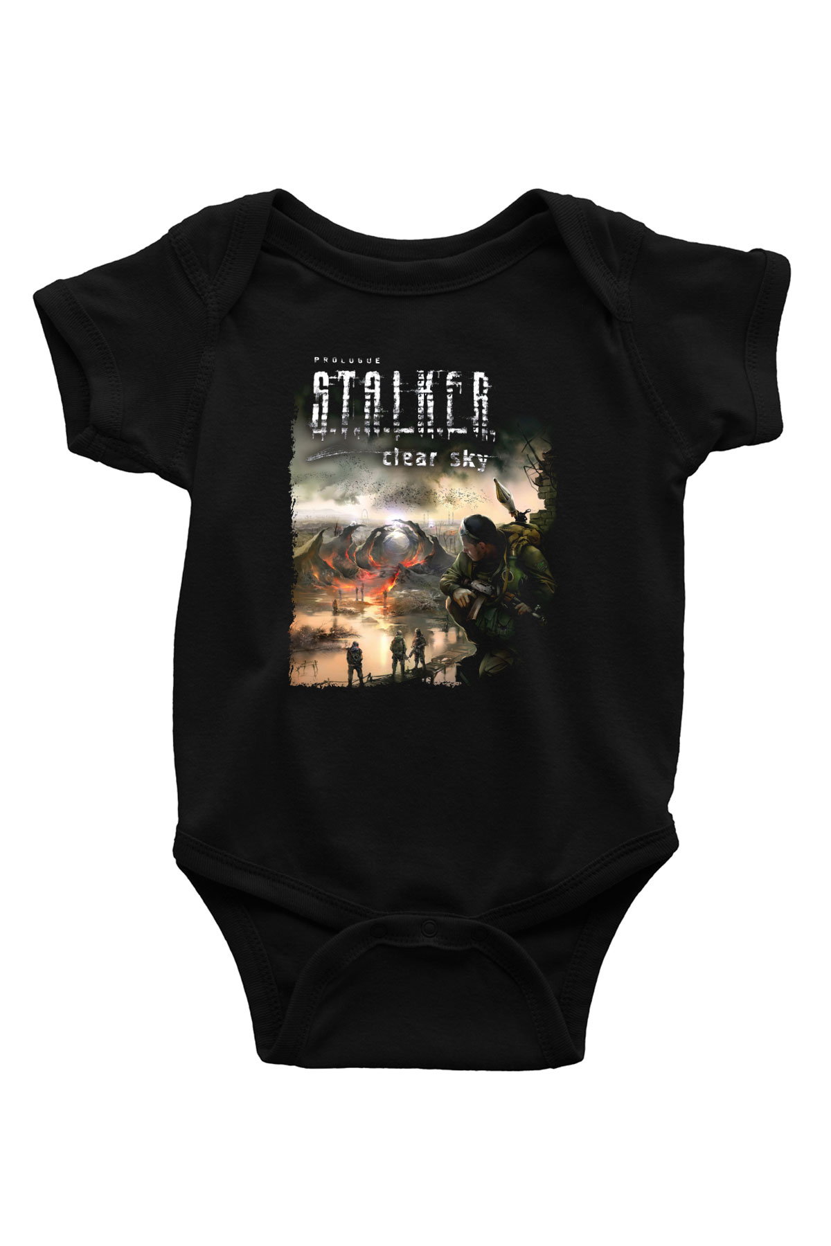 S.T.A.L.K.E.R. Siyah Bebek Body - Zıbın
