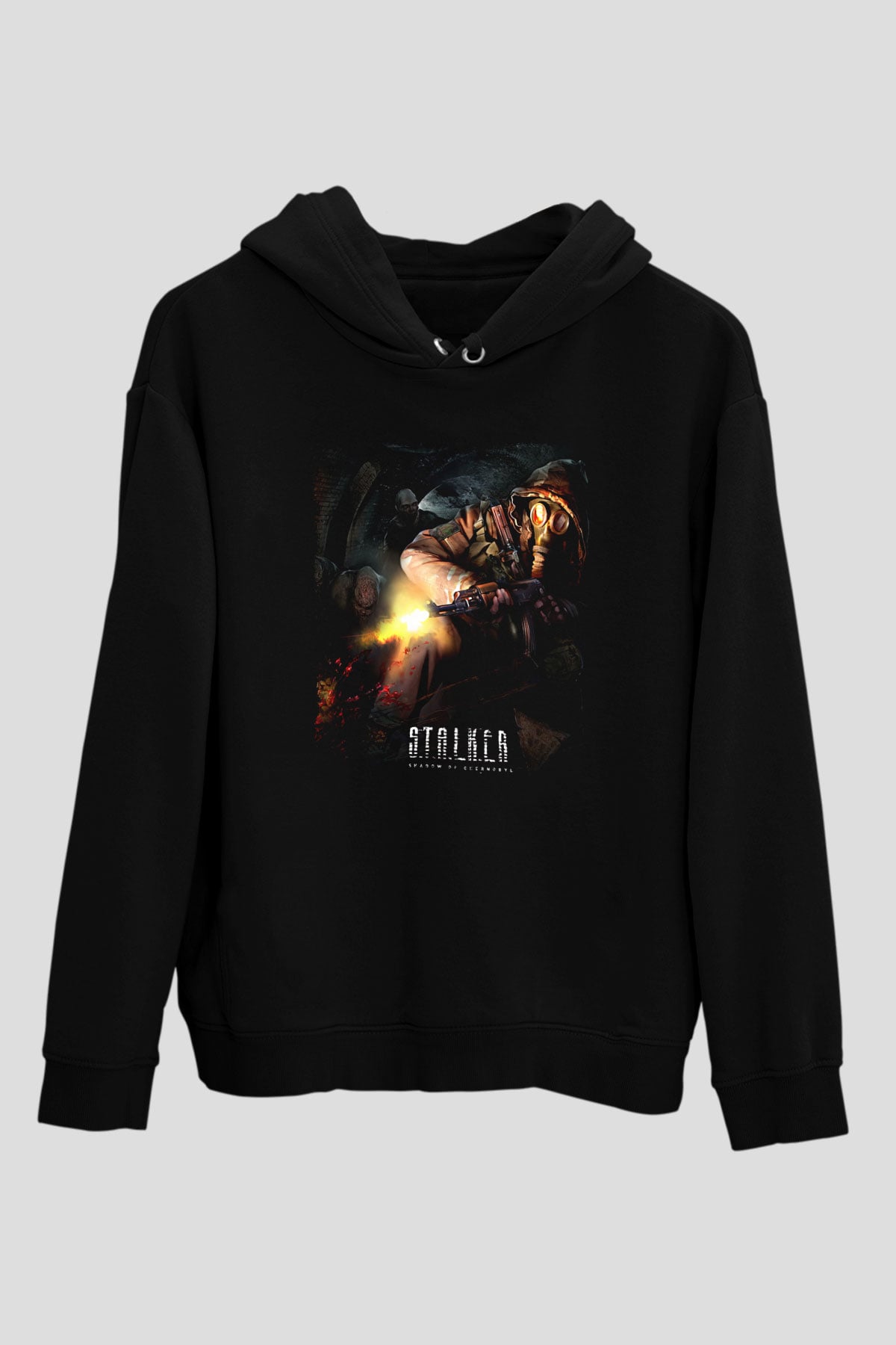 S.T.A.L.K.E.R. Siyah Unisex Hoodie