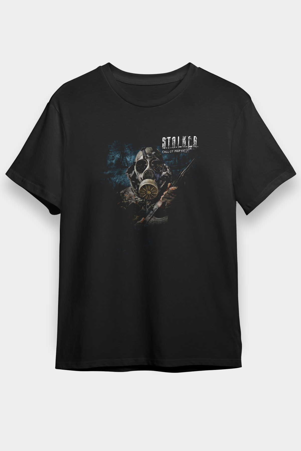 S.T.A.L.K.E.R. Siyah Unisex Tişört T-Shirt