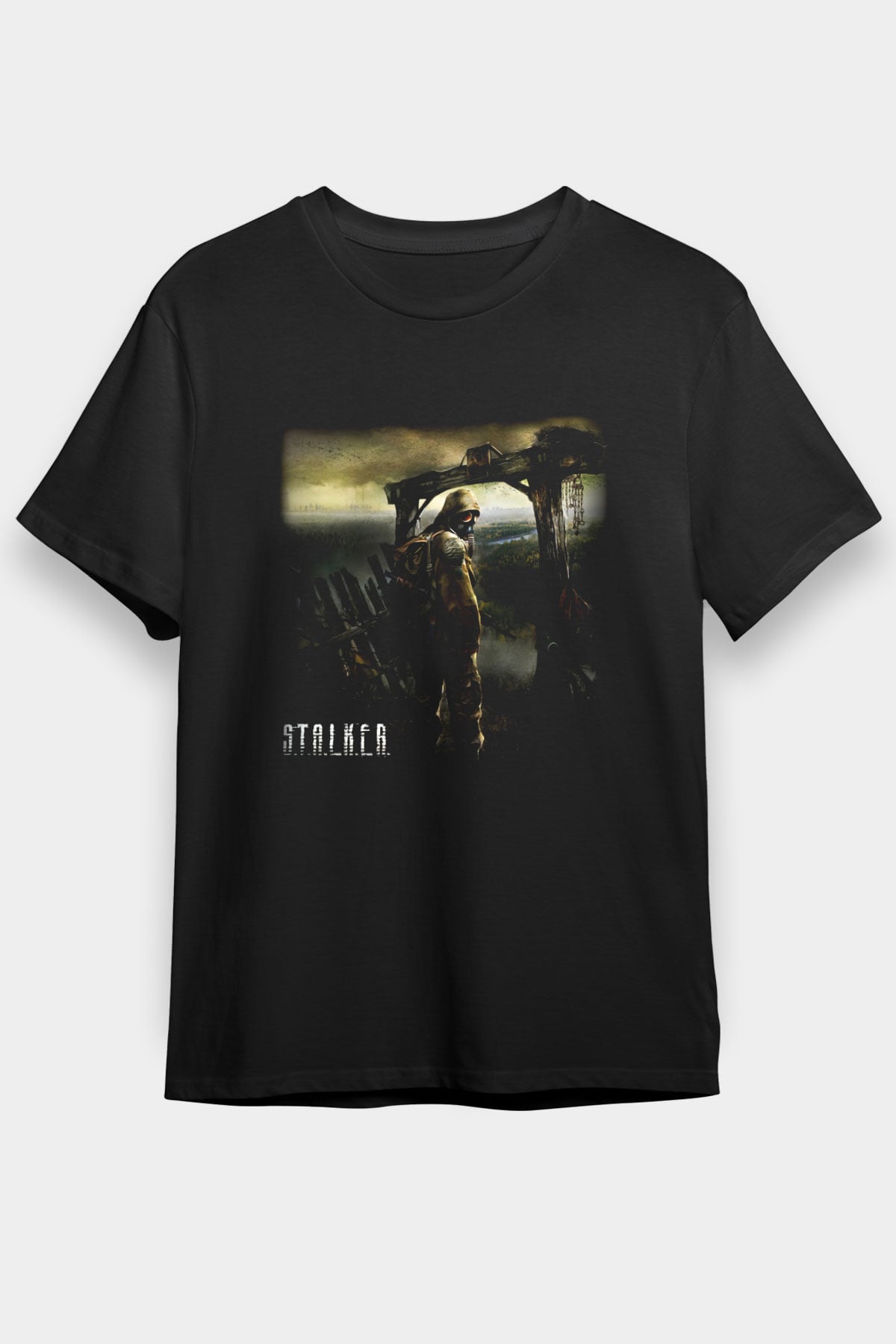 S.T.A.L.K.E.R. Siyah Unisex Tişört T-Shirt