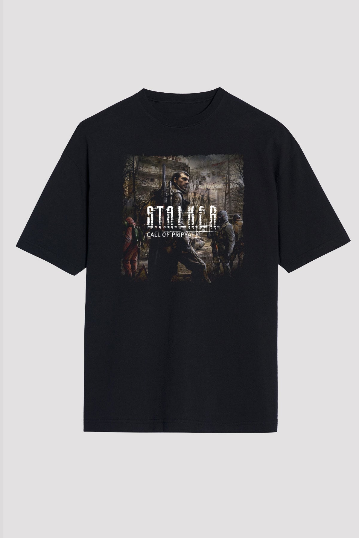 S.T.A.L.K.E.R. Siyah Unisex Tişört T-Shirt