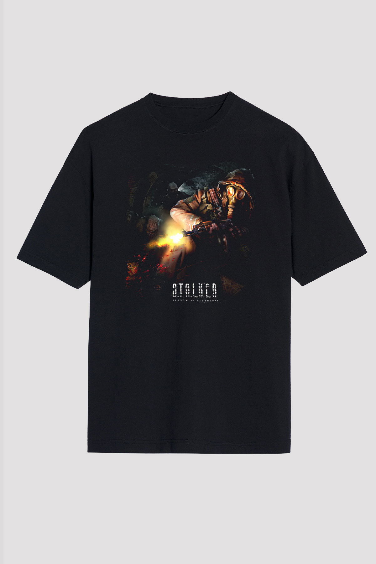 S.T.A.L.K.E.R. Siyah Unisex Tişört T-Shirt