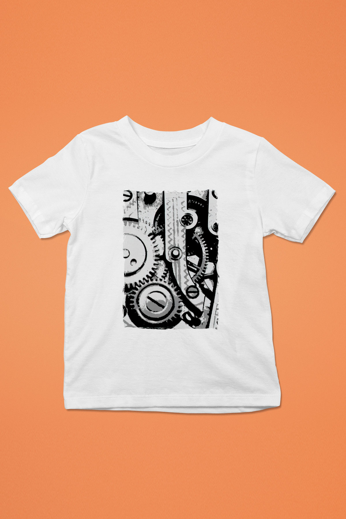 Saatçi Beyaz Unisex Çocuk Tişört