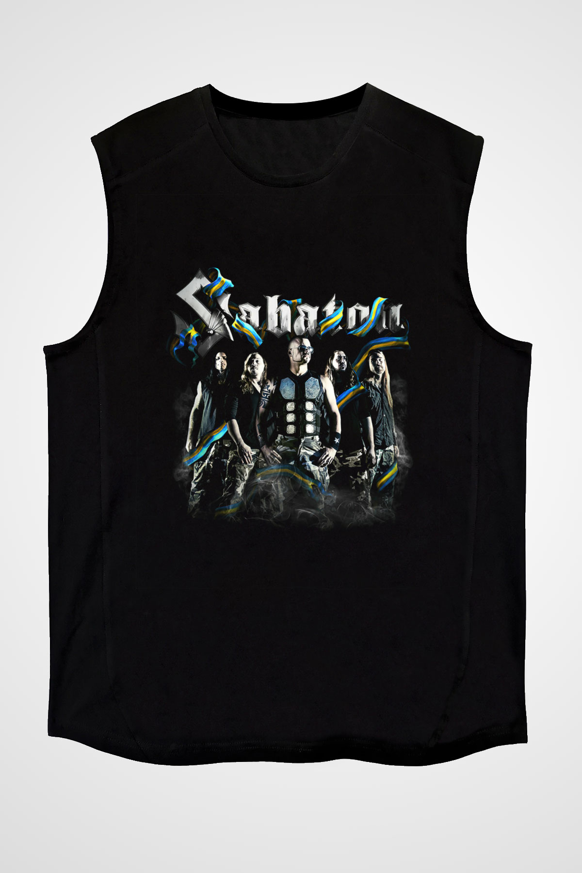 Sabaton Siyah Unisex Kolsuz Tişört