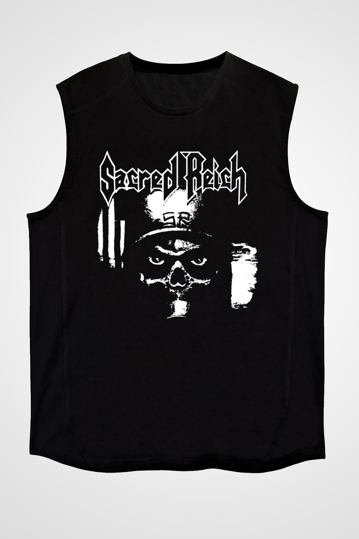 Sacred Reich Siyah Unisex Kolsuz Tişört