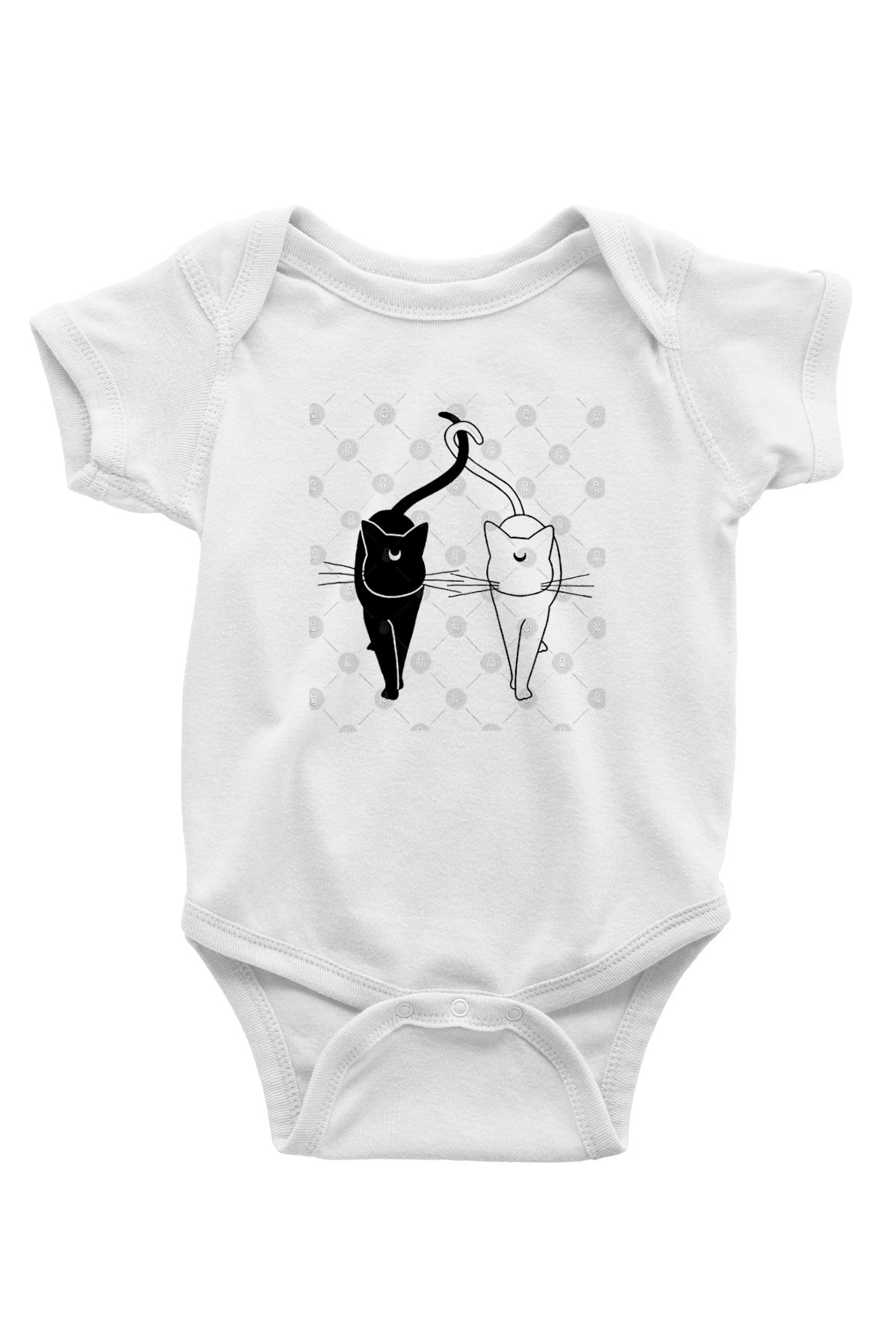 Sailor Moon Baskılı Beyaz Unisex Bebek Body - Zıbın