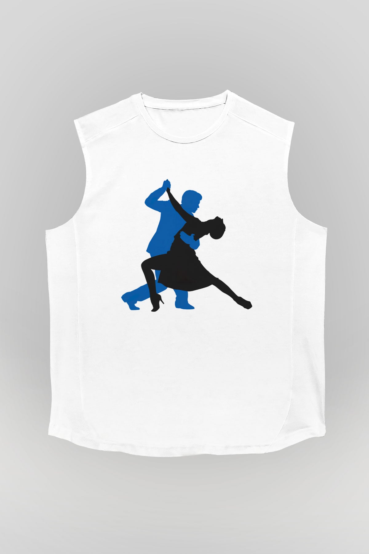 Salsa Beyaz Unisex Kolsuz Tişört