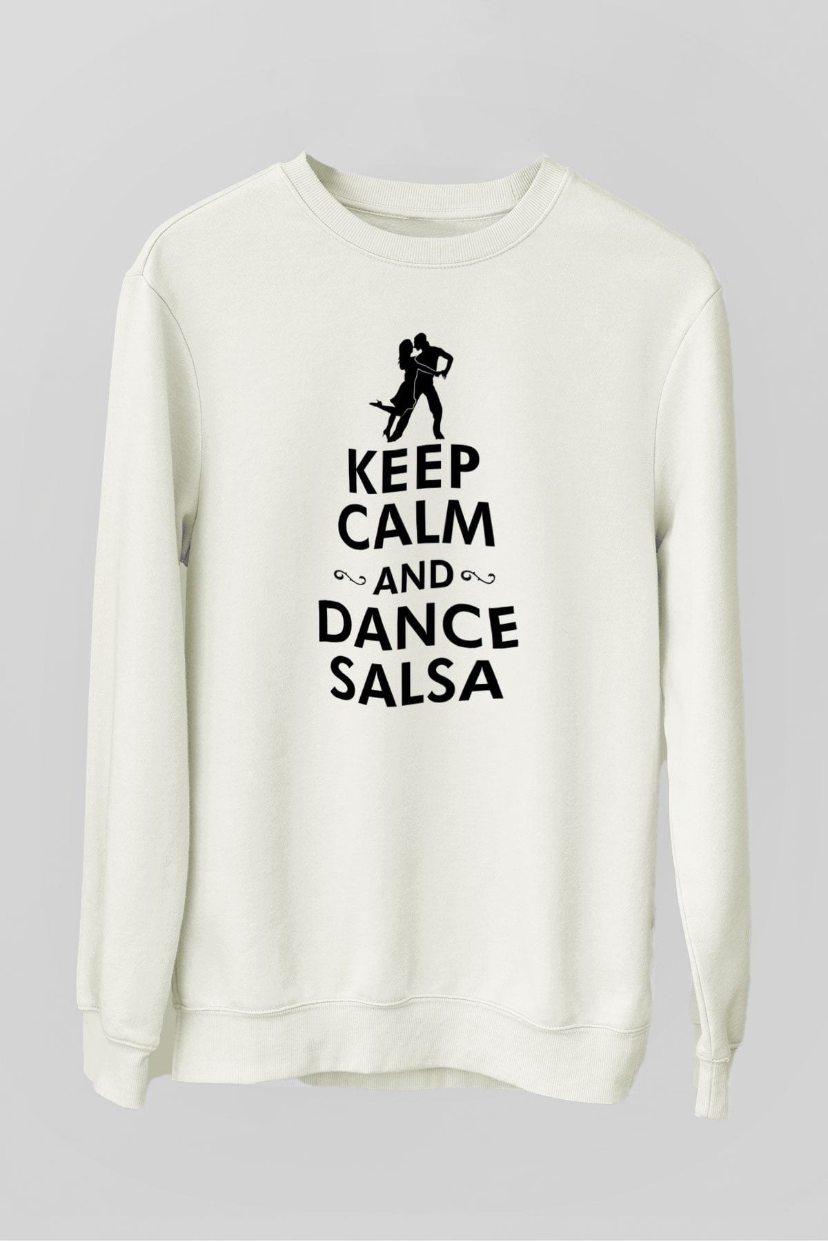 Salsa Beyaz Unisex Sweatshirt