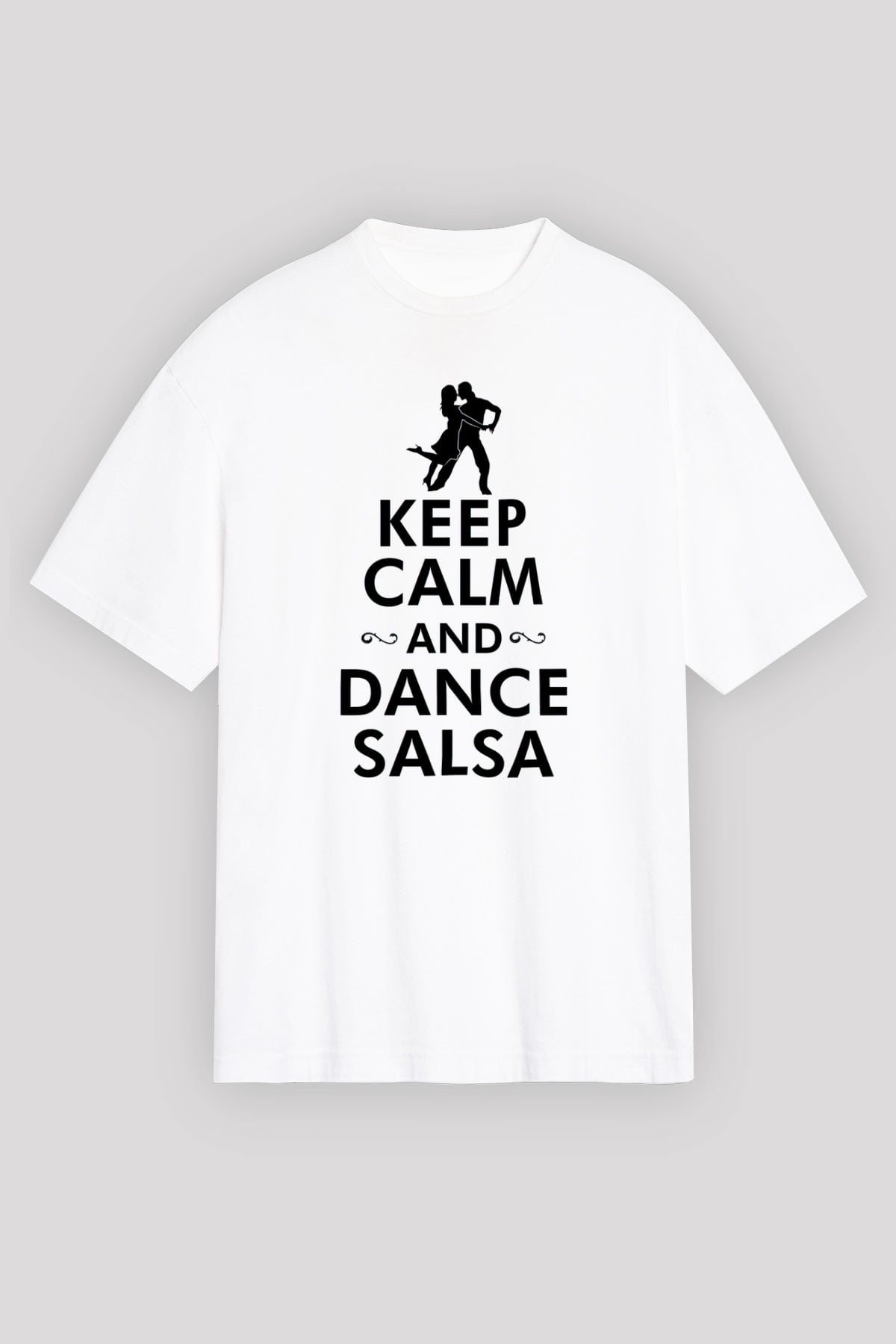 Salsa Beyaz Unisex Tişört T-Shirt - TişörtFabrikası