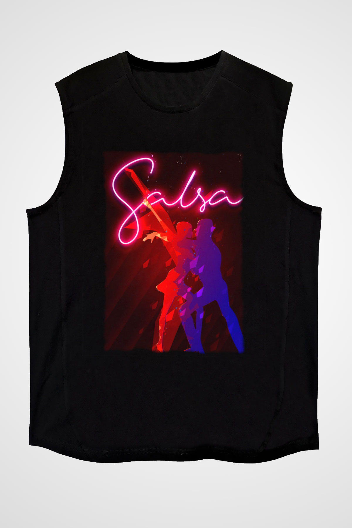 Salsa Siyah Unisex Kolsuz Tişört