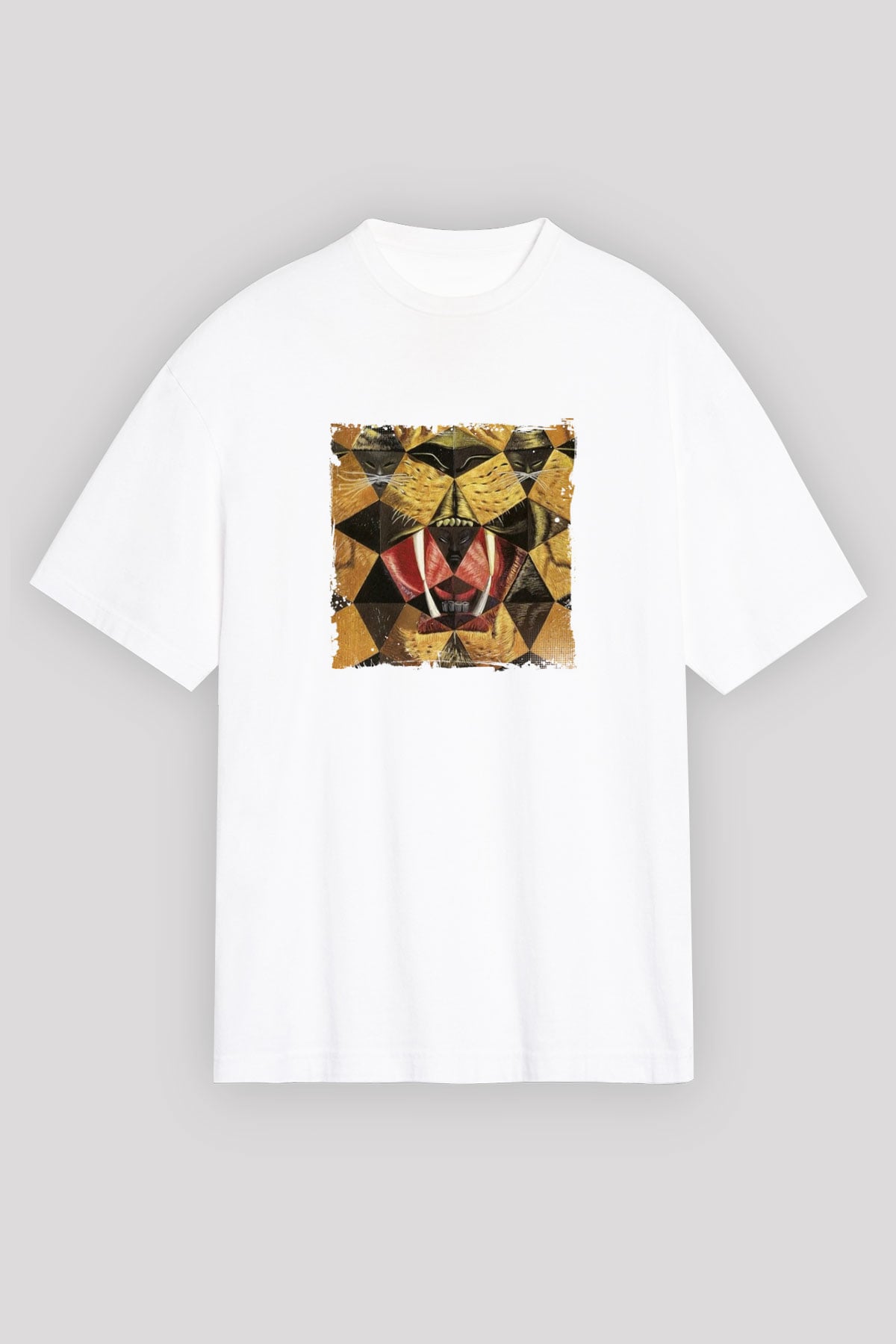 Salvador Dali Unisex Baskılı Beyaz Tişört