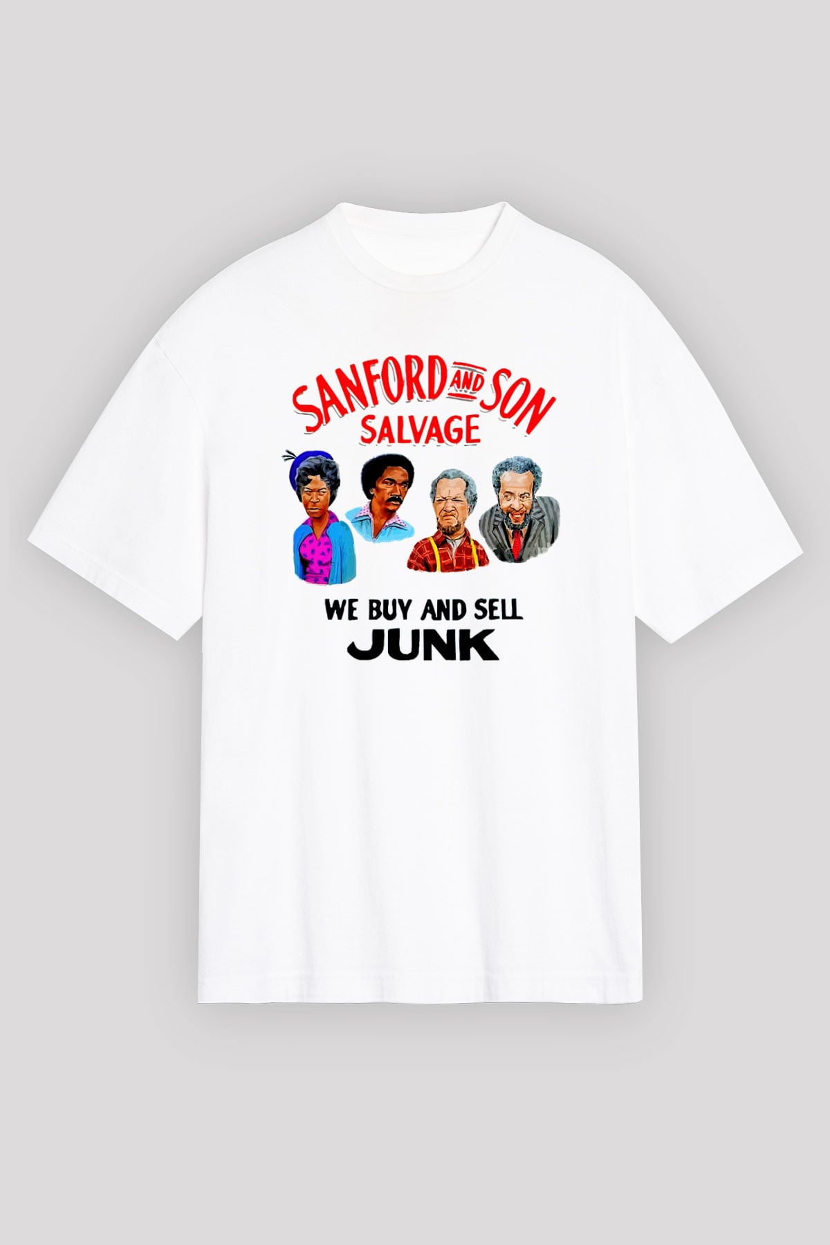 Sanford and Son Beyaz Unisex Tişört T-Shirt