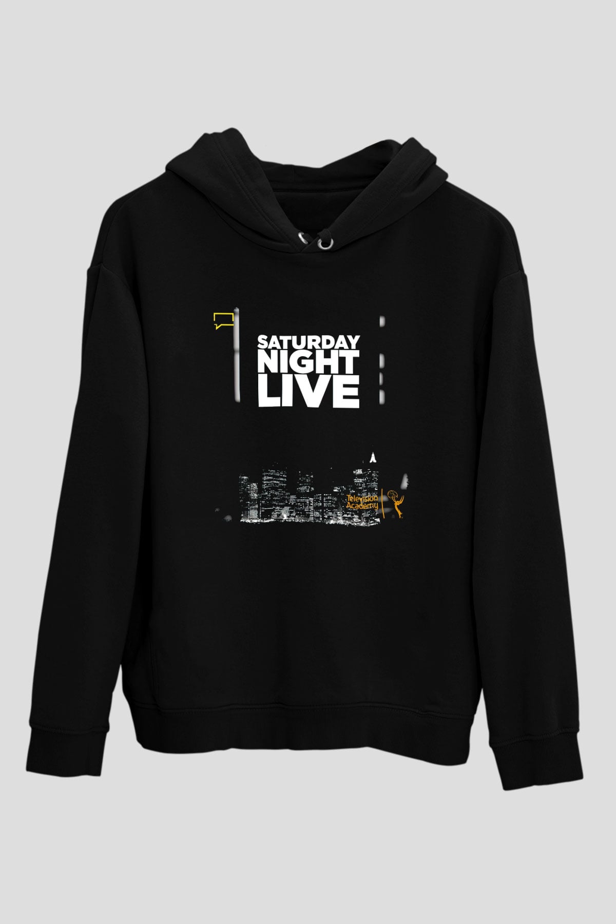 Saturday Night Live Siyah Unisex Hoodie
