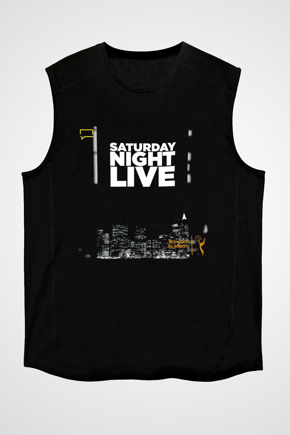 Saturday Night Live Siyah Unisex  Kolsuz Tişört