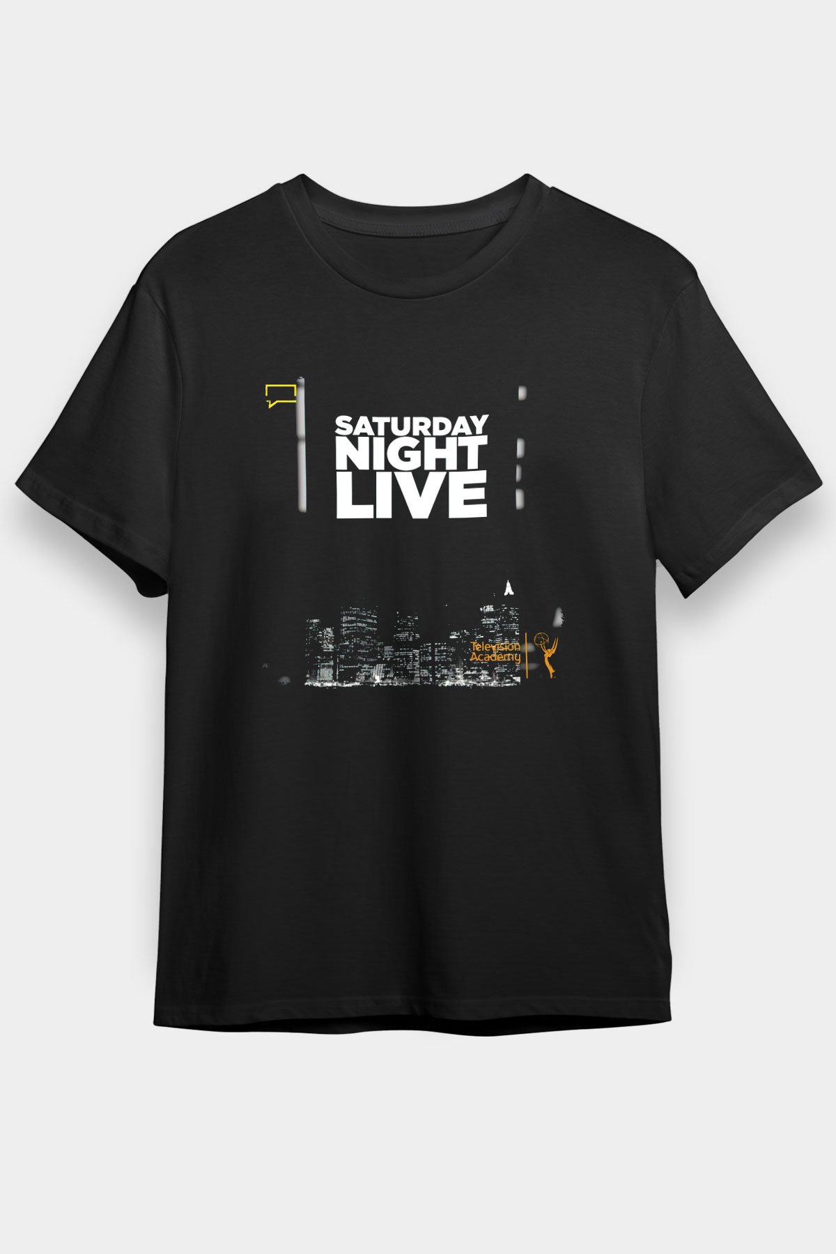 Saturday Night Live Siyah Unisex Tişört