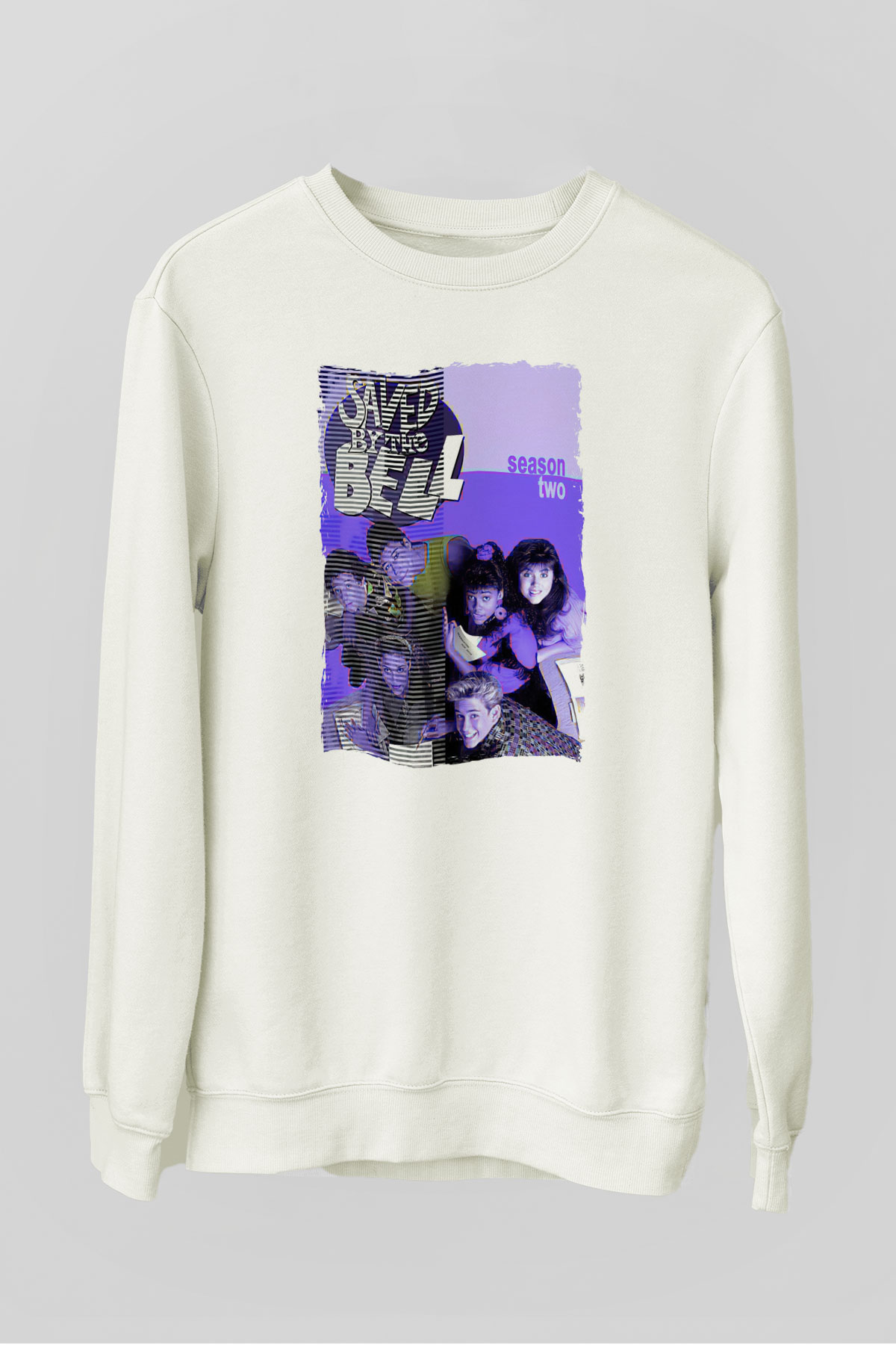 Saved by the Bell Beyaz Unisex Sweatshirt