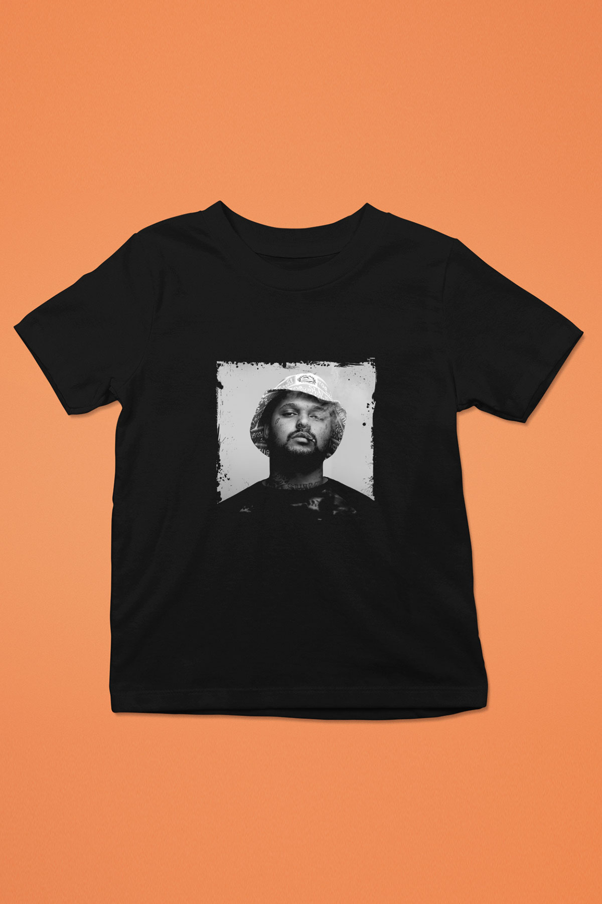 Schoolboy Q Baskılı Unisex Siyah Çocuk Tişört