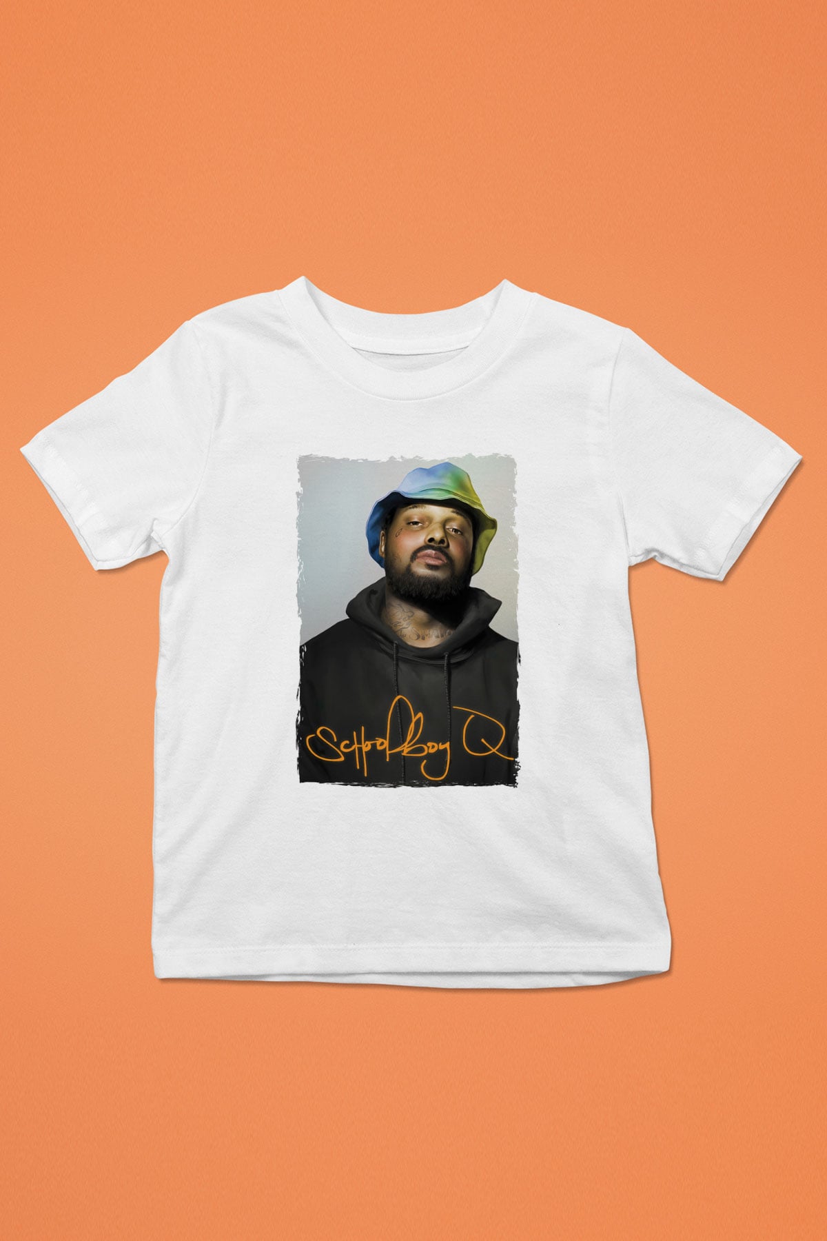 Schoolboy Q Beyaz Unisex Çocuk Tişört