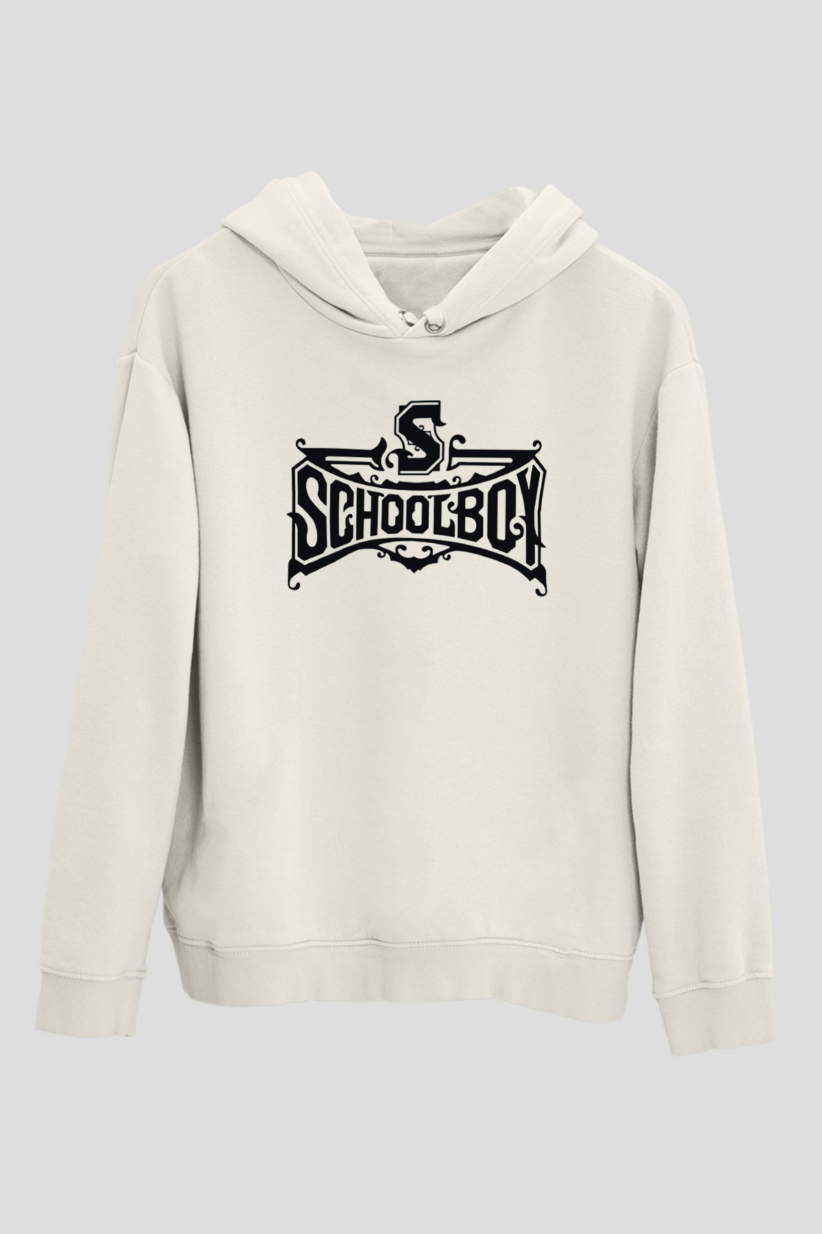 Schoolboy Q Beyaz Unisex Kapşonlu Sweatshirt