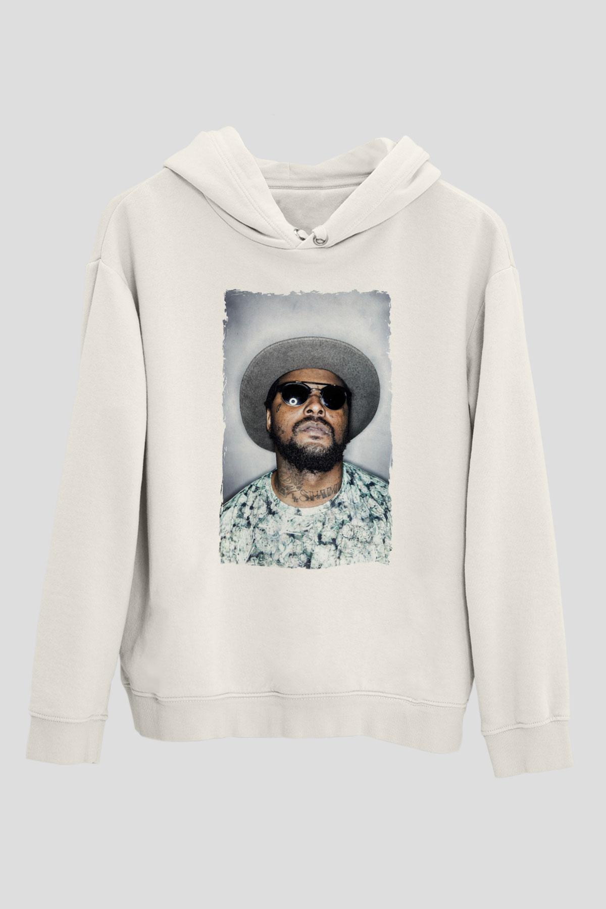 Schoolboy Q Beyaz Unisex Kapüşonlu Sweatshirt