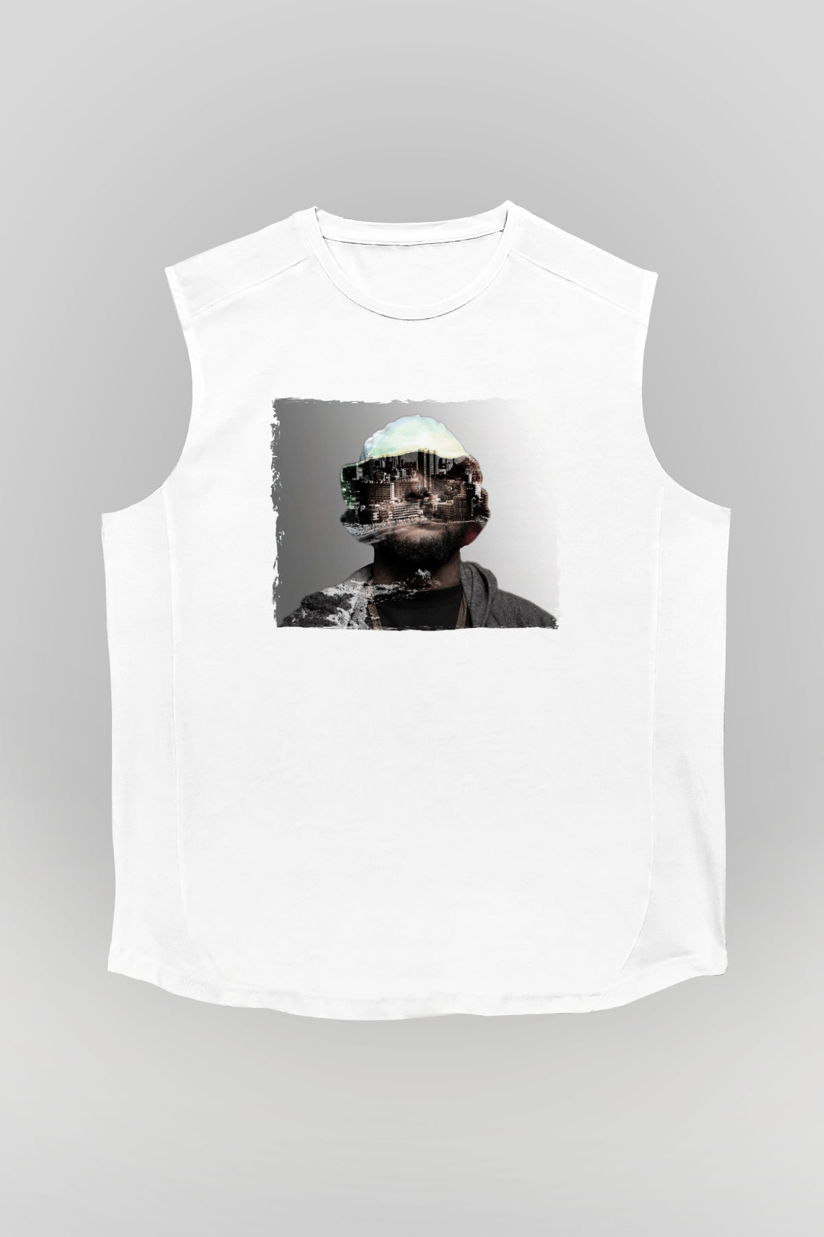 Schoolboy Q Beyaz Unisex Kolsuz Tişört