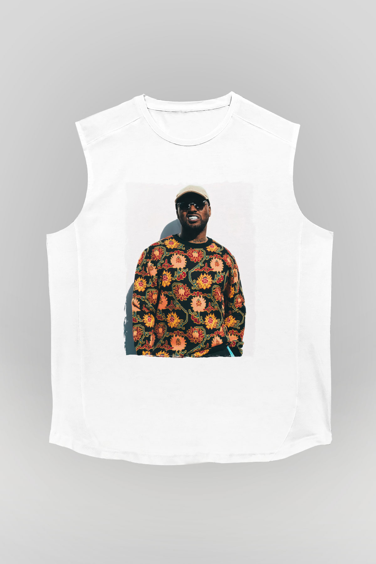 Schoolboy Q Beyaz Unisex Kolsuz Tişört