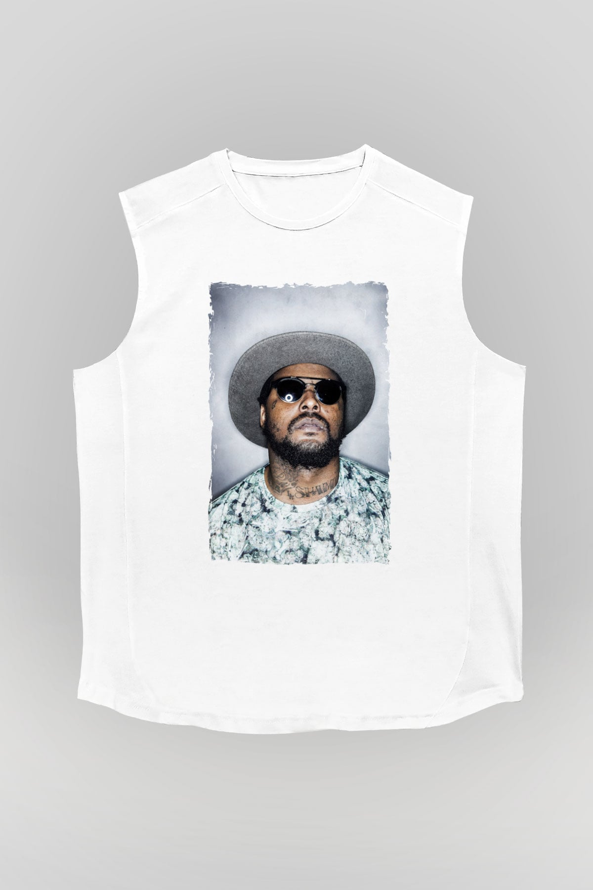 Schoolboy Q Beyaz Unisex Kolsuz Tişört