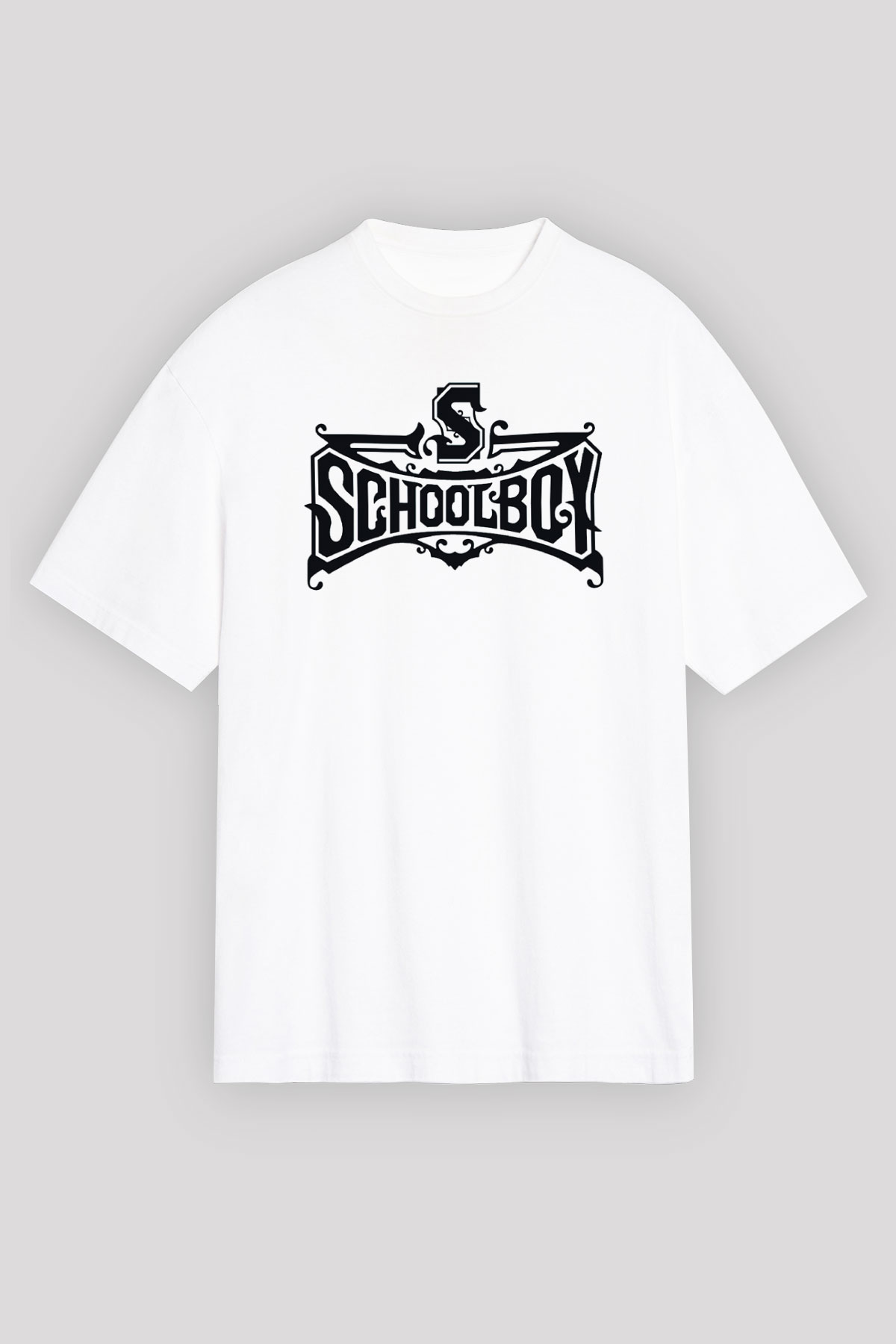 Schoolboy Q Beyaz Unisex Oversize Tişört T-Shirt
