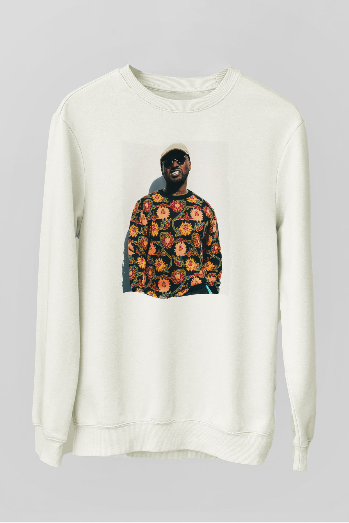 Schoolboy Q Beyaz Unisex Sweatshirt