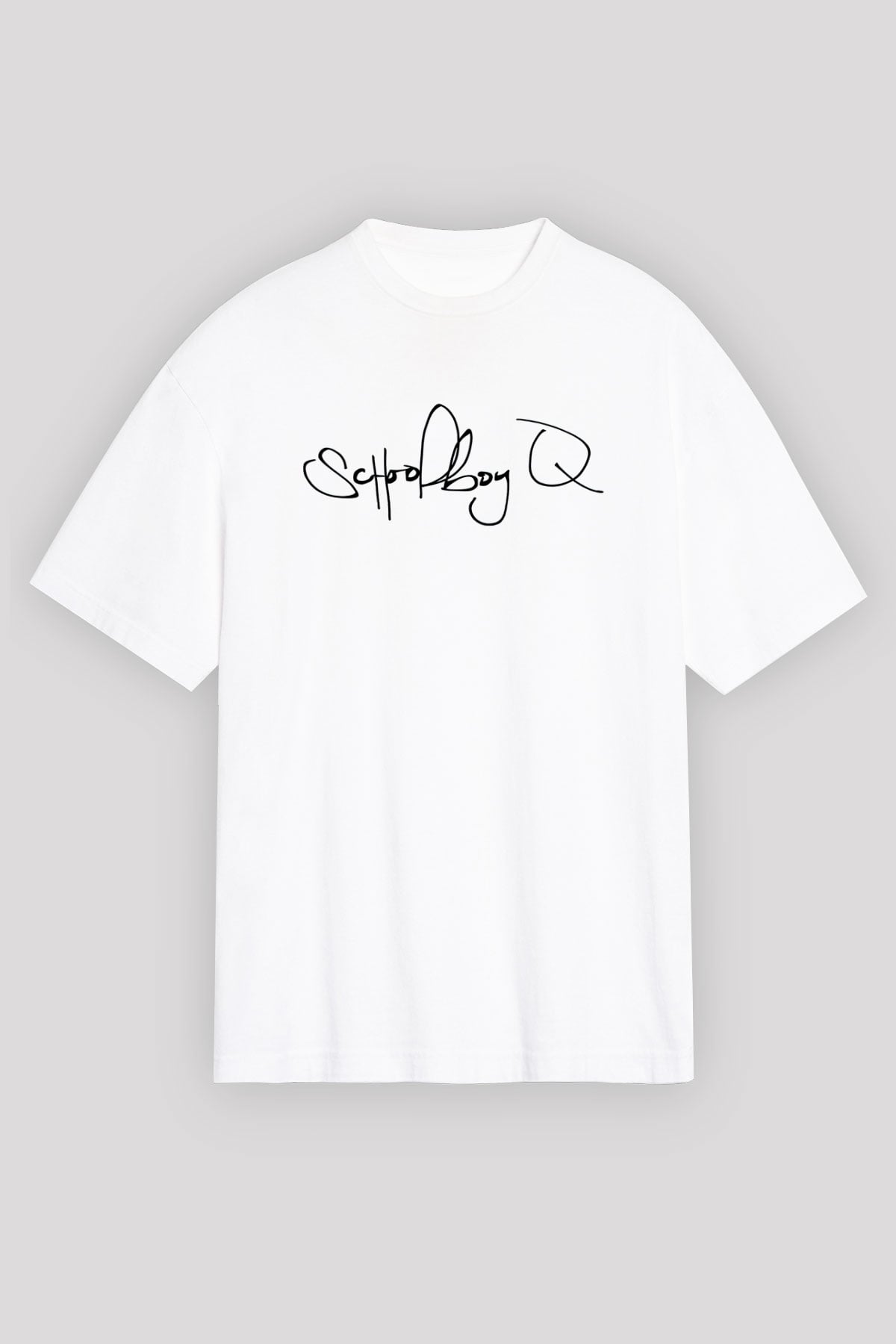 Schoolboy Q Beyaz Unisex Tişört T-Shirt - TişörtFabrikası