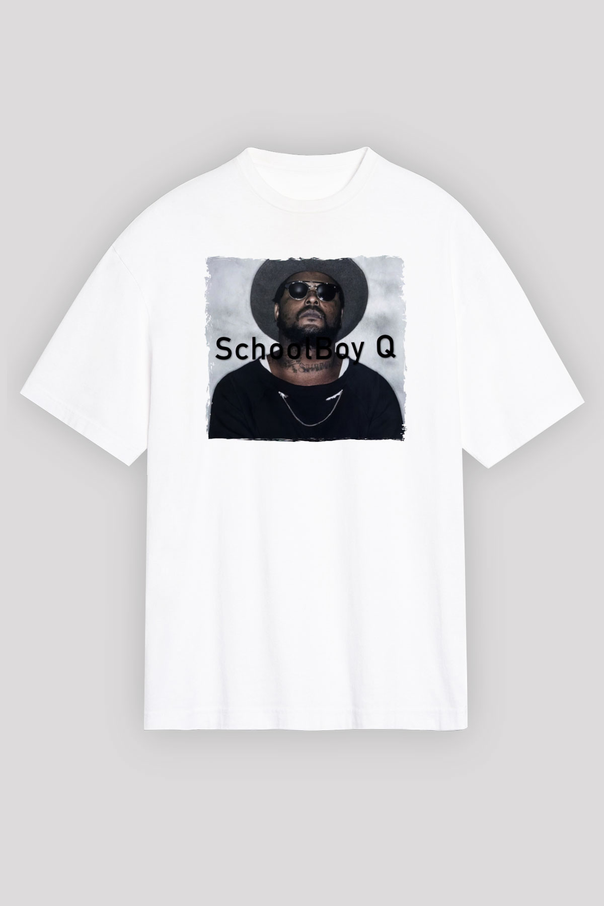 Schoolboy Q Beyaz Unisex Tişört T-Shirt - TişörtFabrikası