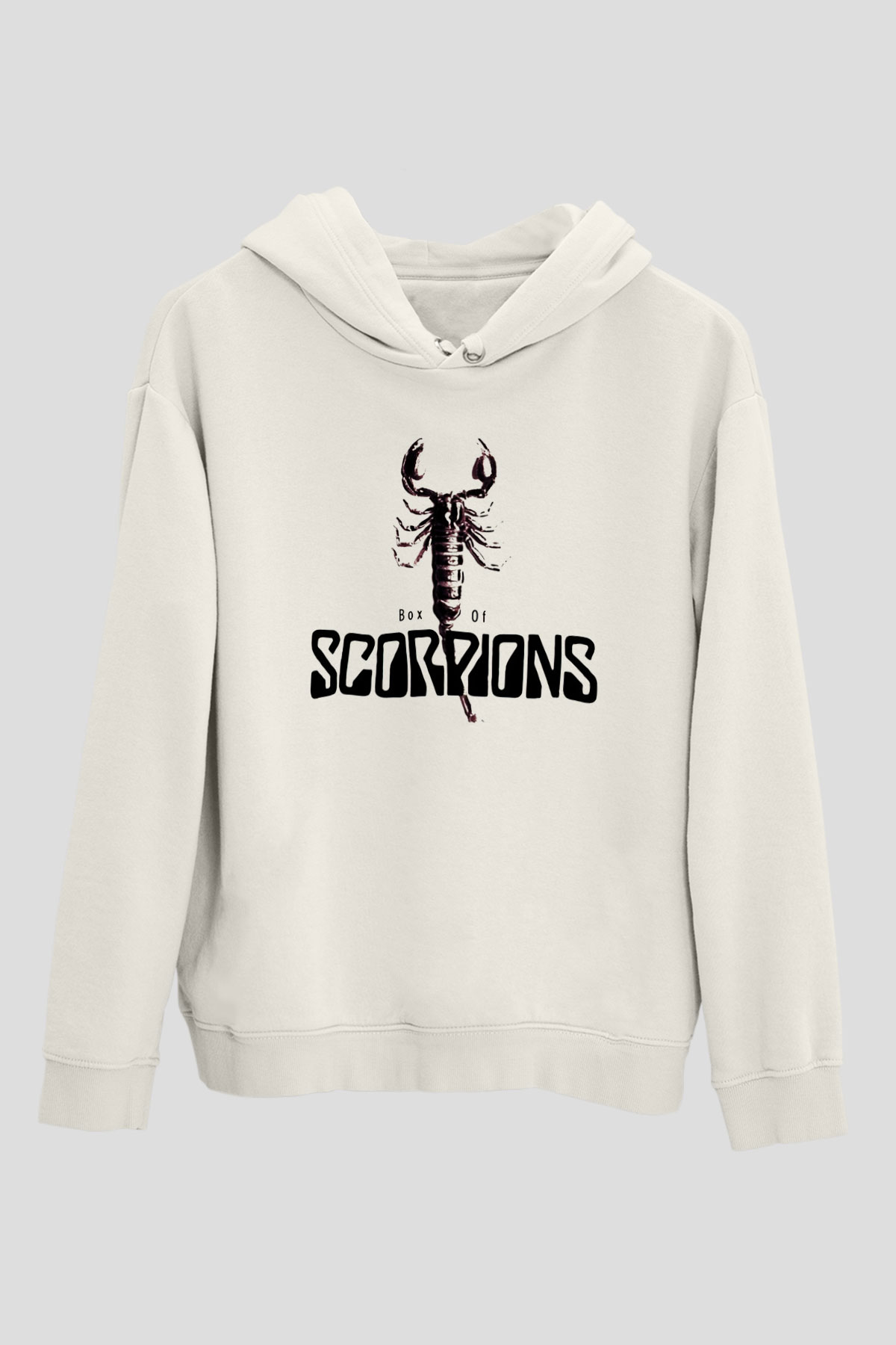 Scorpions Beyaz Unisex Hoodie