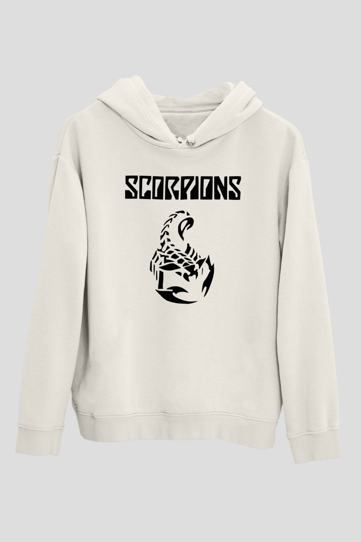 Scorpions Beyaz Unisex Hoodie